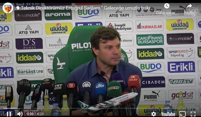 Ertuğrul Sağlam'ın Maç Sonu Röportaji