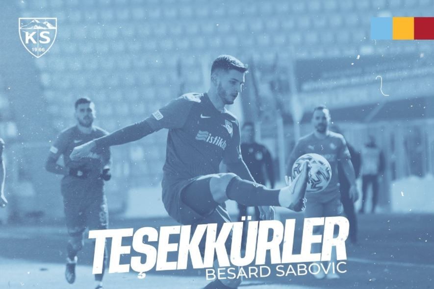Kayserispor, Besard Saboviç'in Teşekkür Mesajı Yayınladı.