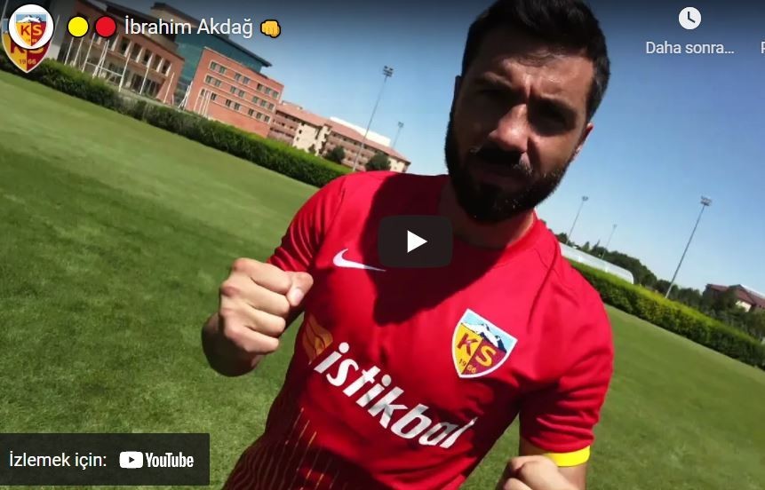 Kayserispor'dan İbrahim Akdağ Hoş Geldin Videosu