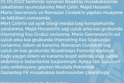 Kayserispor'da Sağlık Bilgilendirmesi