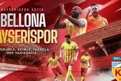 Bellona, Kayserispor'un isim sponsoru oldu