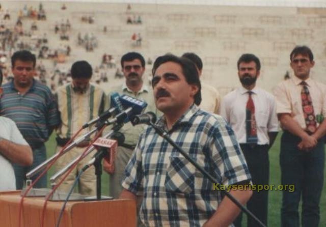 Kayserispor Başkanı Şükrü Karatepe'nin Sezon Açılış Konuşması Yaparken.
