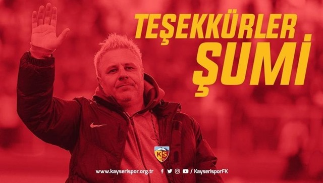 Kayserispor Sumudica ile Yollarını Ayırdı.