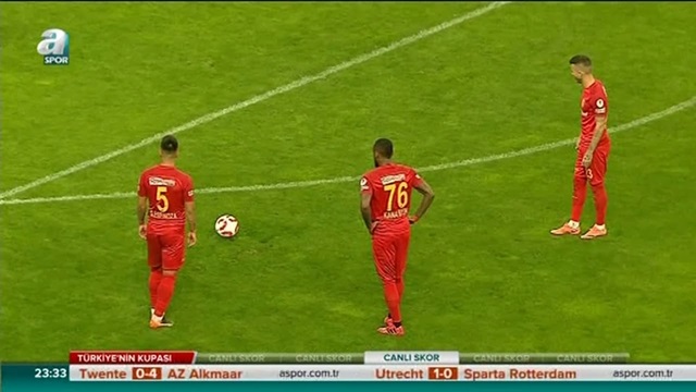 2017-2018 Türkiye Kupası 2.Maç Kayserispor 2-2 Akhisarspor Özet