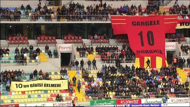 Taraftar'dan Cangele'ye Destek