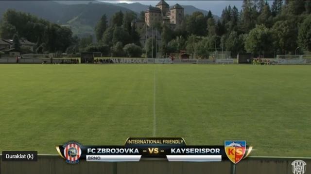 2017-2018 Hazırlık Maçı:FC Zbrojovka Brno 2-1 Kayserispor Maçını Tamamı