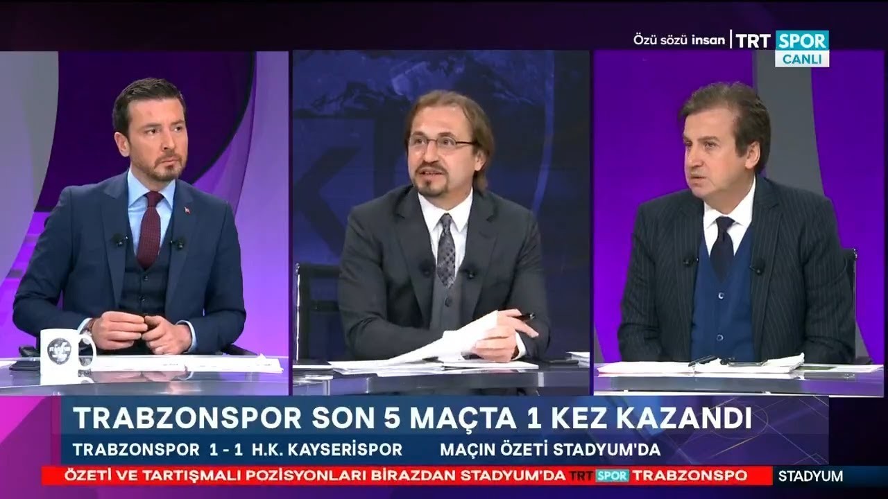 TRTSPOR: Trabzonspor-Kayserispor Maç Yorumları