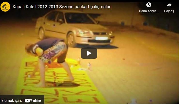 2012-2013: Kapalı Kale Pankart Çalışmaları