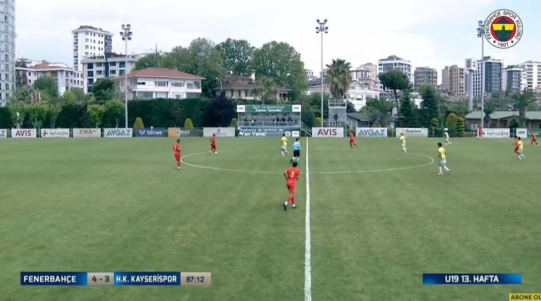 2020-2021 U19 Ligi: Fenerbahçe U19 4-3 Kayserispor U19 Maçının Videosu