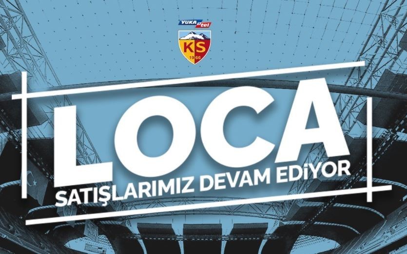 Kayserispor'da Localar Satışa Çıktı.