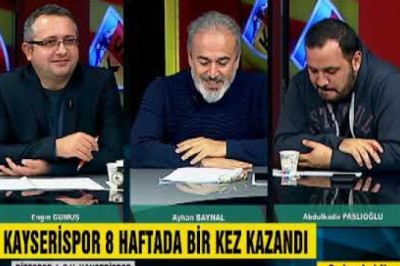 Sahadakiler -TV Kayseri -Spor Programı -30.11.2021