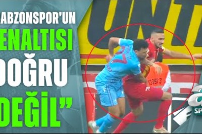 Erman Toroğlu Kayserispor-Trabzonspor Maçında Penaltıyı Değerlendirdi.