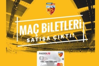 Kayserispor-Gençlerbirliği Kupa Maçının Bilet Satışa Çıktı.
