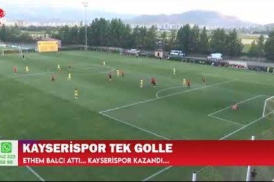 2023-2024 Hazırlık Maçı: Kayserispor 1-0 Gençlerbirliği-Maçın Golü