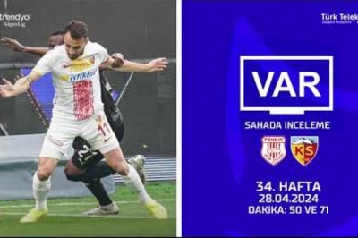 Pendikspor-Kayserispor Maçındaki VAR Kayıtları