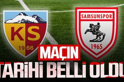 Kayserispor-Samsunspor Hazırlık Maçı Pazartesi Günü 18:00'e Alındı.