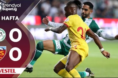 2024-2025 Süper Lig: Konyaspor 0-0 Kayserispor (Maç Özeti)