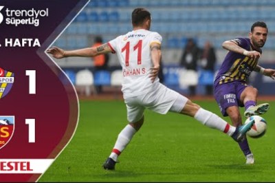 2024-2025 Süper Lig: Eyüpspor 1-1 Kayserispor (Maç Özetleri)