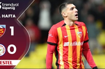 2024-2025 Süper Lig: Kayserispor 1-0 Ç.Rizespor (Maç Özetleri)