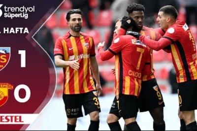 2024-2025 Süper Lig: Kayserispor 1-0 Göztepe (Maç Özetleri)