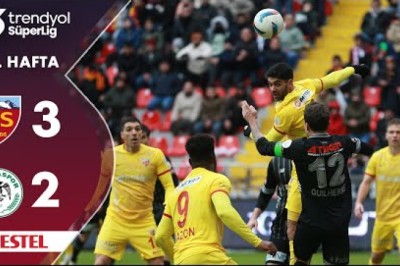 2024-2025 Süper Lig: Kayserispor 3-2 Konyaspor (Maç Özetleri)