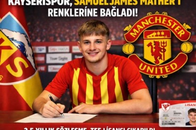 Kayserispor, Samuel James Mather’in Lisansını Çıkardı