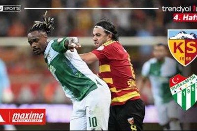 2026-2027 TFF 1.Lig Kayserispor 1-2 Bursaspor Maçının Özeti