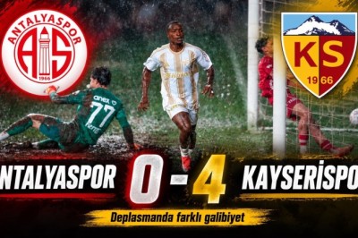 TFF 1.Lig : Antalyaspor 0-4 Kayserispor