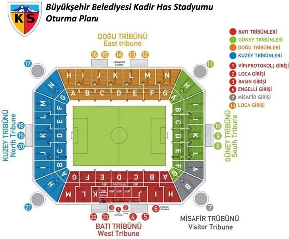 Kayserispor-B.B.Erzurumspor Maçının Biletleri Satışta