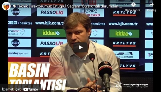 Ertuğrul Sağlam ''Bu sıkıntılı durumdan çıkacak tecrübeye sahibiz''