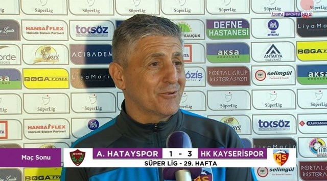 Kayserispor Teknik Sorumlusu İvko Gançev'in Maç Sonu demeci.