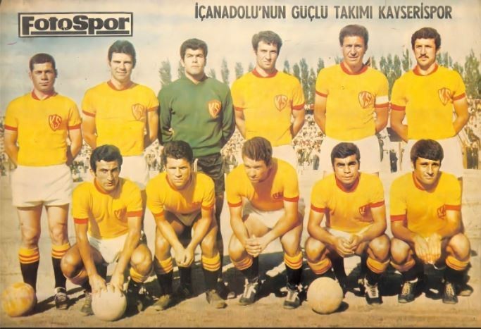 1969-1970 2.Lig Kayserispor Takım Kadrosu