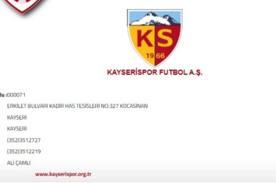 Kayserispor, Resmen Anonim Şirket Oldu. Hayırlı Olsun.
