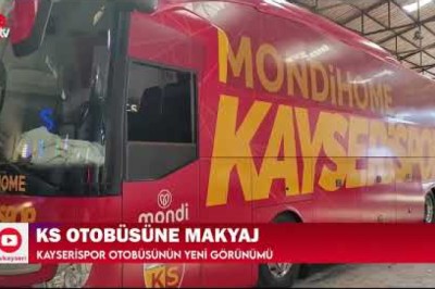 Kayserispor'un Otobüsü Tekrar Dizayn Edildi