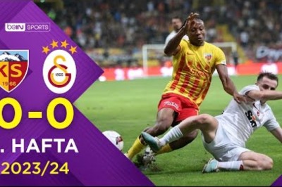 2023-2024 Süper Lig: Kayserispor 0-0 Galatasaray | 1. Hafta -Maç Özeti