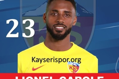 Kayserispor Lionel Carole ile 1+1 Yıllık Daha Anlaşma Yaptı.