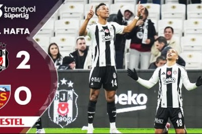 2024-2025 Süper Lig: Beşiktaş 2-0 Kayserispor (Maç Özetleri)